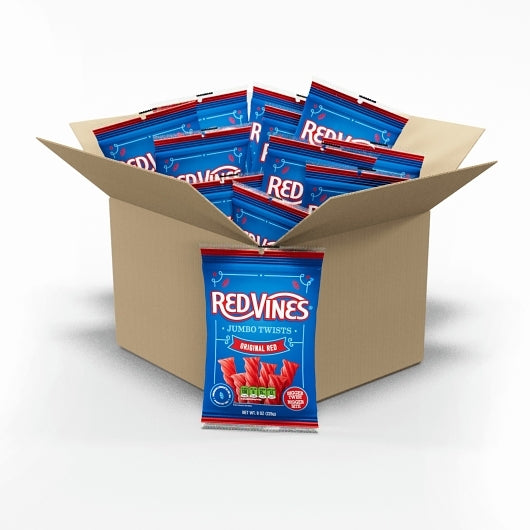 Red Vines Jumbo Original Red Twists Peg Bag, 12 x 8 oz Case - DOT product image 2