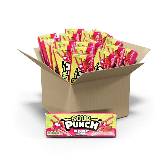 Sour Punch Strawberry Straws, 24 x 4.5 oz Case - DOT product image 2