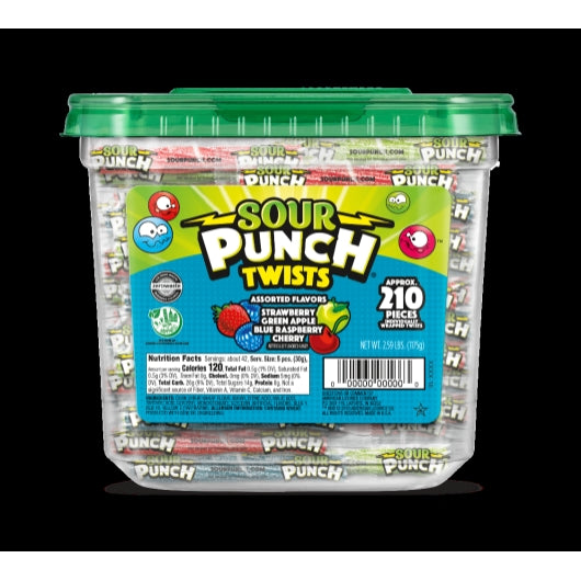 Twists 4 Flavors Twists Individually Wrapped, 6 x 2.59 lb Case - DOT product image 2
