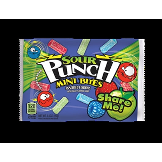 Sour Punch Share Me Gummy Candy, 12 x 12 x 3.5 oz Case - DOT product image 2