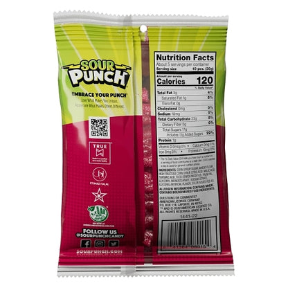 Sour Punch Strawberry Bites, 12 x 5 oz Case - DOT product image 4