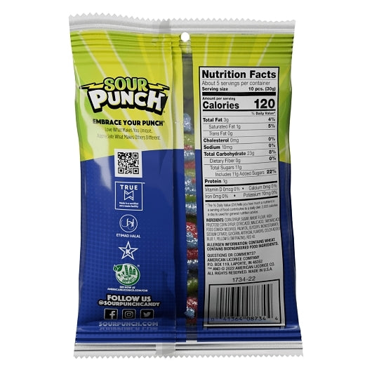 Sour Punch Assorted Bites, 12 x 5 oz Case - DOT product image 4