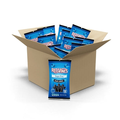 Red Vines Sugar Free Black Licorice Twists, 12 x 5 oz Case - DOT product image 2