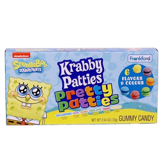 Frankford Krabby Patties Pretty Patties Theater Box, 12 x 2.54 oz Case - Candy & Confections