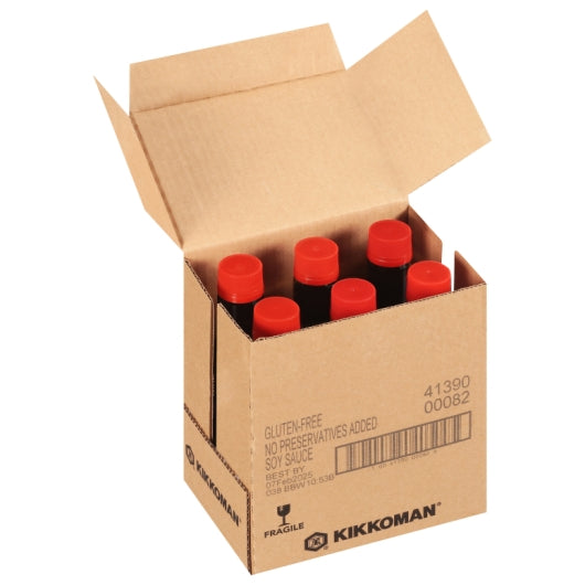 Kikkoman Gluten-Free Soy Sauce, 6 x 10 fl oz Case - DOT product image 3