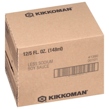 Kikkoman Less Sodium Soy Sauce Bottle, 12 x 5 fl oz Case - DOT product image 5