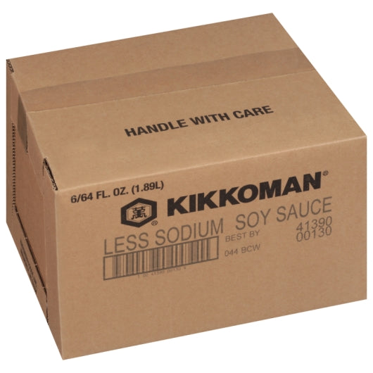 Kikkoman Less Sodium Soy Sauce, 6 x 0.5 GA Case - DOT product image 6