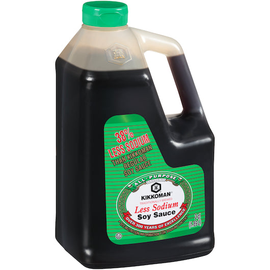 Kikkoman Less Sodium Soy Sauce, 6 x 0.5 GA Case - DOT product image 2