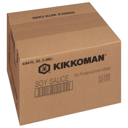 Kikkoman Soy Sauce, 6 x 1.89 LT Case - DOT product image 5