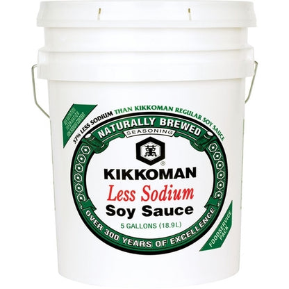 Kikkoman Less Sodium Soy Sauce, 1 x 5 GA Case - DOT product image 8