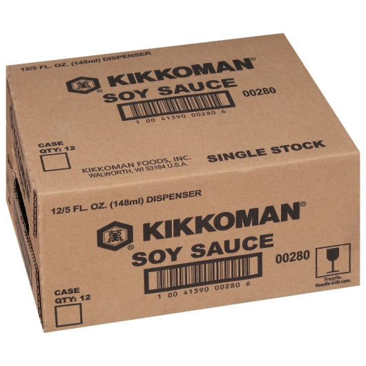 Kikkoman Dispenser Soy Sauce Bulk, 12 x 148 ML Case - DOT product image 5