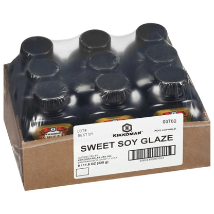 Kikkoman Sweet Glaze Soy Sauce Bottle, 9 x 11.8 oz Case - DOT product image 5