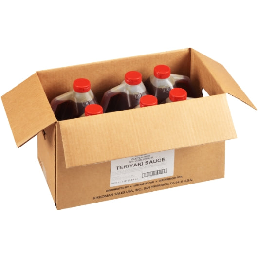 Kikkoman 50% Low Sodium Gluten Free Teriyaki Sauce, 6 x 0.5 GA Case - DOT product image 6