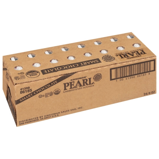 Kikkoman Pearl Smart Chocolate Soy Milk, 24 x 8 fl oz Case - DOT product image 4