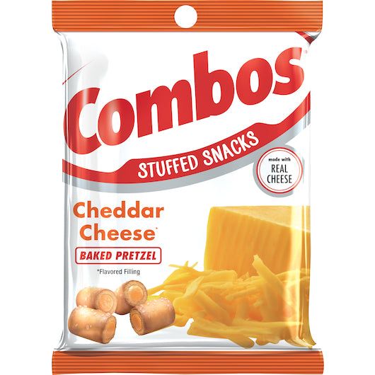 Combos Cheddar Cheese Pretzel Combo Snack, 12 x 6.3 oz Case - DOT product image 3