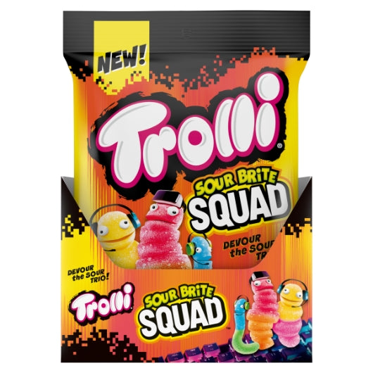 Trolli Sour Brite Squad Peg, 12 x 4.25 oz Case - Candy & Confections - image 2