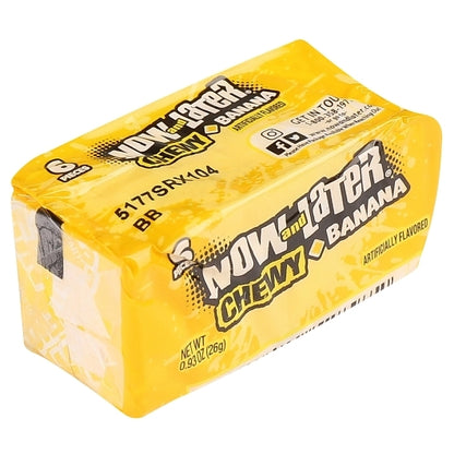 Now and Later Soft Banana Chews, 12 x 24 x 0.93 oz Case - DOT product image 2