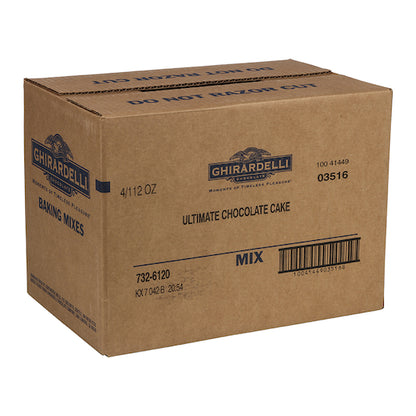 Ghirardelli Ultimate Chocolate Cake Mix, 4 x 7 lb Case - DOT product image 6