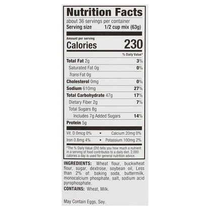Krusteaz Buck Wheat Buckwheat Pancake Mix, 6 x 5 lb Case - DOT product image 6