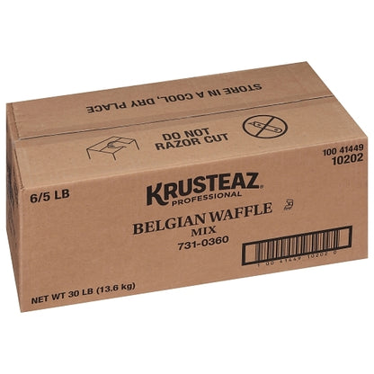 Krusteaz Belgian Waffle Mix, 6 x 5 lb Case - DOT product image 7