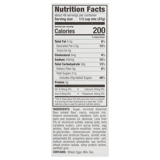 Krusteaz Professional Yellow Cake Mix, 6 x 5 lb Case - DOT product image 8