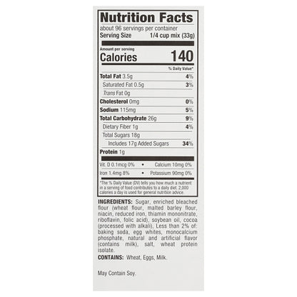 Krusteaz Fudge Brownie Cake Mix, 6 x 7 lb Case - DOT product image 6