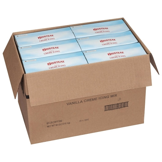 Krusteaz Professional Vanilla Creme Icing Mix, 6 x 5 lb Case - DOT product image 5