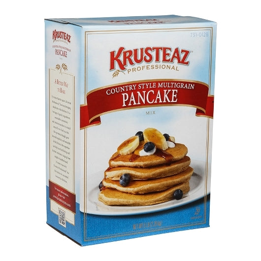 Krusteaz Professional Country Style Multigrain Pancake Mix, 6 x 5 lb Case - Bakery & Desserts