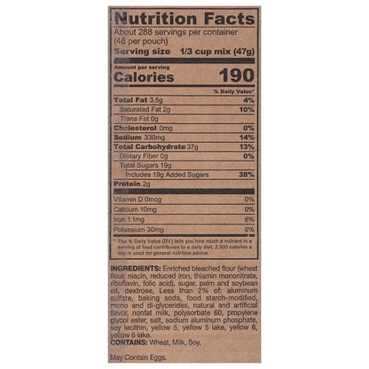 Continental Mills Yellow Cake Mix, 6 x 5 lb Case - DOT product image 8