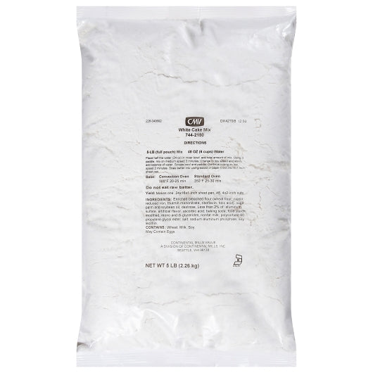 Continental Mills Value White Cake Mixs, 6 x 5 lb Case - DOT product image 2