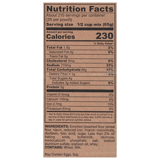 Continental Mills Buttermilk Pancake Mix, 6 x 5 lb Case - DOT product image 5