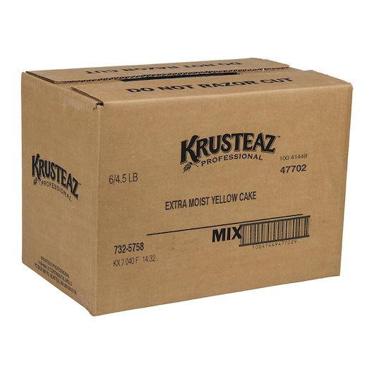 Krusteaz Extra Moist Yellow Cake Mix, 6 x 4.5 lb Case - DOT product image 6