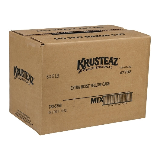 Krusteaz Extra Moist Yellow Cake Mix, 6 x 4.5 lb Case - DOT product image 7