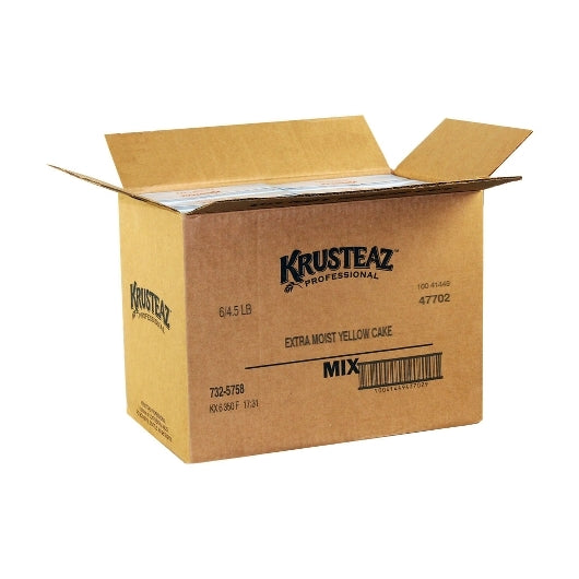 Krusteaz Extra Moist Yellow Cake Mix, 6 x 4.5 lb Case - DOT product image 5
