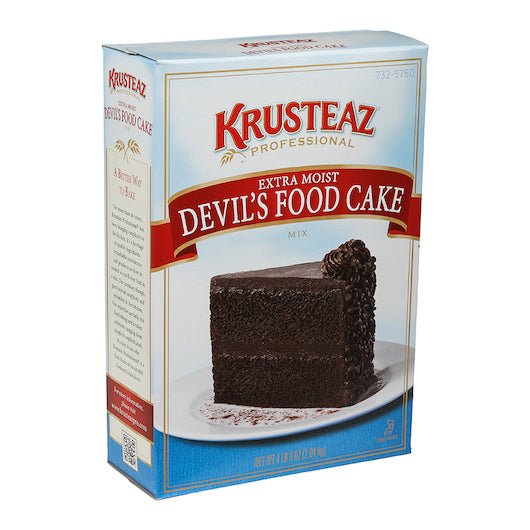 Krusteaz Professional Devil'S Food Cake Mix, 6 x 4.5 lb Case - DOT product image 2
