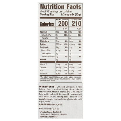 Krusteaz Shepherd'S Grain Southern Style Biscuit Mix, 6 x 5 lb Case - DOT product image 8