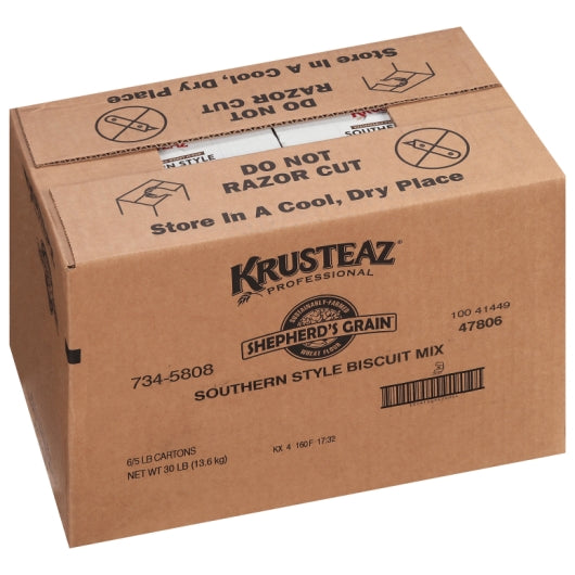 Krusteaz Shepherd'S Grain Southern Style Biscuit Mix, 6 x 5 lb Case - DOT product image 7