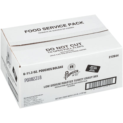 Pioneer Roasted Turkey Gravy Mix, 6 x 11.3 oz Case - DOT product image 3
