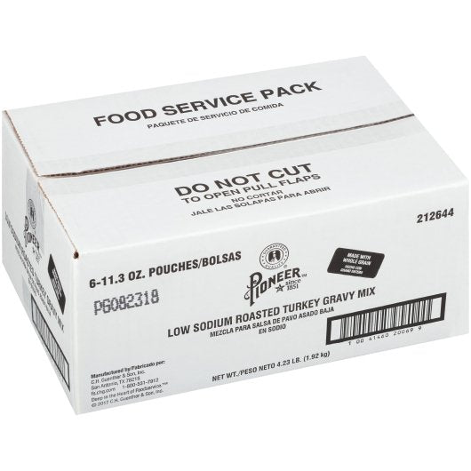Pioneer Roasted Turkey Gravy Mix, 6 x 11.3 oz Case - DOT product image 4