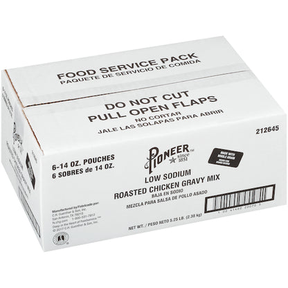Pioneer Roasted Chicken Gravy Mix, 6 x 14 oz Case - DOT product image 3