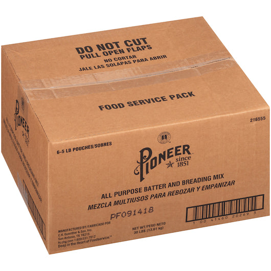 Pioneer All Purpose Breading & Batter Mix, 6 x 5 lb Case - DOT product image 7