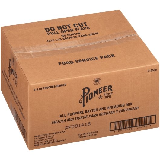 Pioneer All Purpose Breading & Batter Mix, 6 x 5 lb Case - DOT product image 8