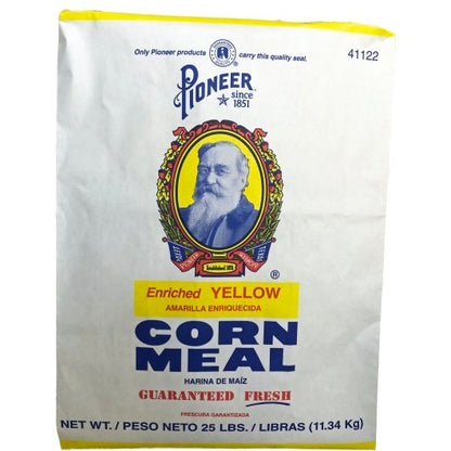 Pioneer Enriched Yellow Corn Meal, 1 x 25 lb Case - DOT product image 3