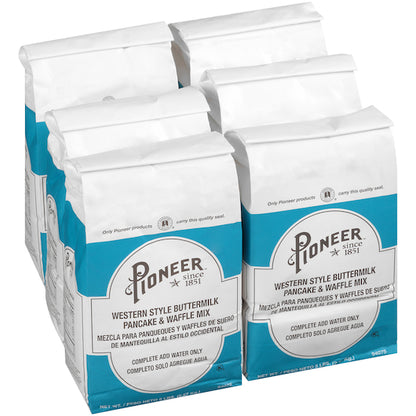 Pioneer Western Style Buttermilk Pancake Mix, 6 x 5 lb Case - DOT product image 7