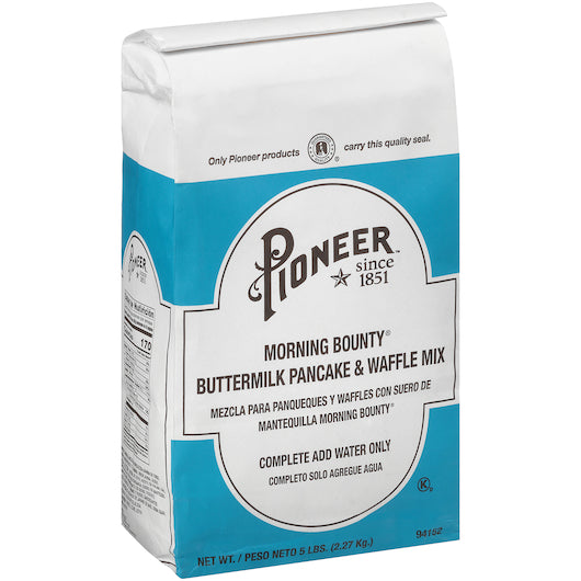 Pioneer Buttermilk Pancake And Waffle Mix, 6 x 5 lb Case - DOT product image 2
