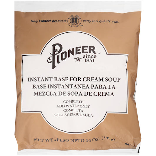 Pioneer Instant Base For Cream Soup Mix, 12 x 14 oz Case - Prepared Foods