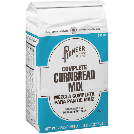 Pioneer Complete Buttermilk Cornbread Mix, 6 x 5 lb Case - DOT product image 2