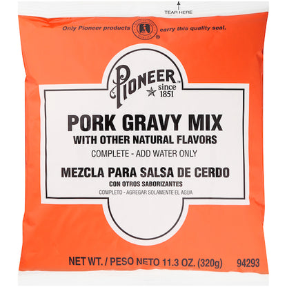 Pioneer Pork Gravy Mix, 6 x 11.3 oz Case - DOT product image 2