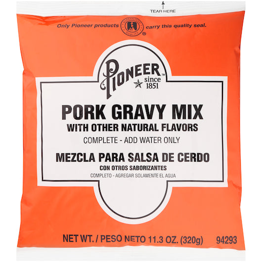 Pioneer Pork Gravy Mix, 6 x 11.3 oz Case - DOT product image 2