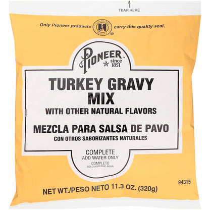 Pioneer Turkey Gravy Mix, 6 x 11.3 oz Case - DOT product image 2